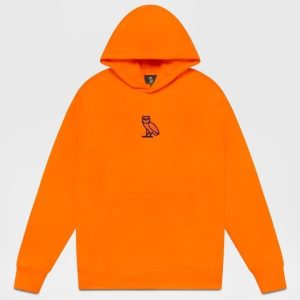 Glow in the Dark Classic Owl Hoodie Orange